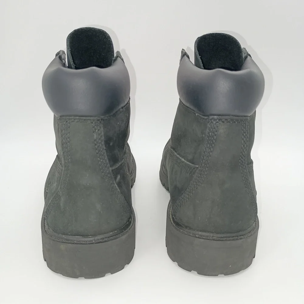 Timberland 6 Inch Premium Waterproof Boots Black Insulated 12907 Boys 4.5